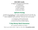 2023 GMC Acadia AWD 4dr SLE