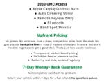 2023 GMC Acadia AWD 4dr SLT