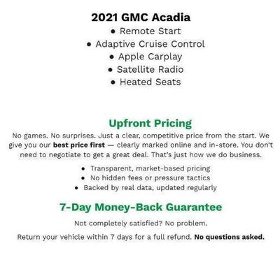 2021 GMC Acadia AWD 4dr Denali