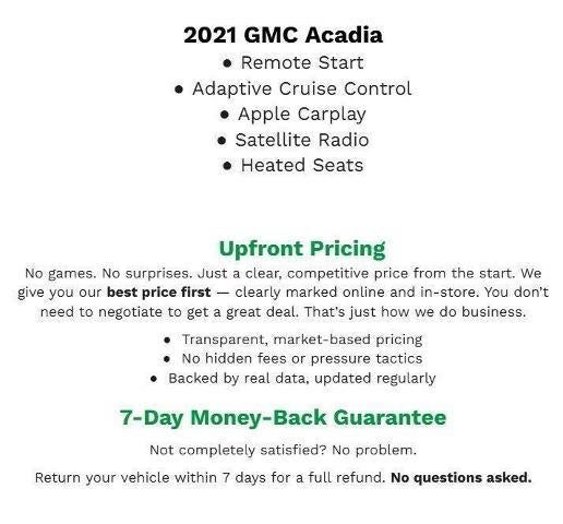 2021 GMC Acadia AWD 4dr Denali