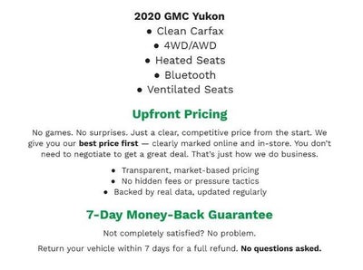 2020 GMC Yukon 4WD 4dr SLT