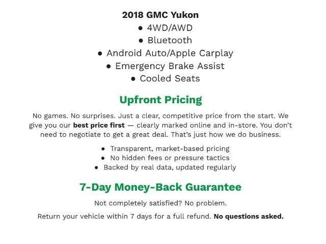 2018 GMC Yukon 4WD 4dr Denali