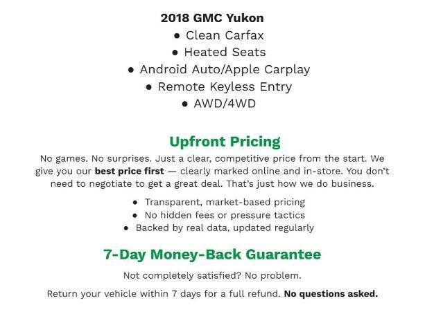 2018 GMC Yukon 4WD 4dr Denali