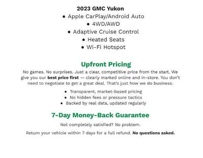 2023 GMC Yukon 4WD 4dr Denali