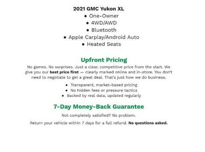 2021 GMC Yukon XL 4WD 4dr Denali