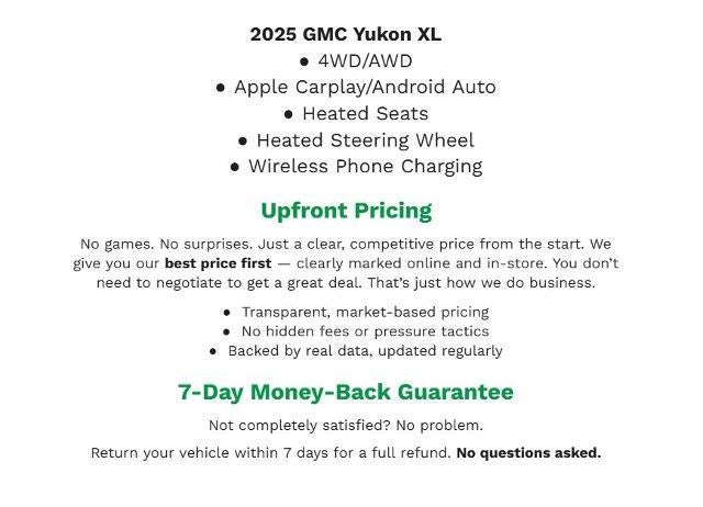 2025 GMC Yukon XL 4WD 4dr Denali