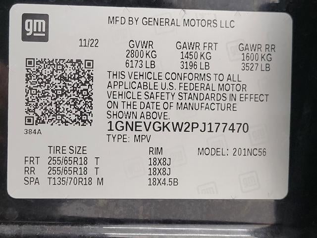 2023 Chevrolet Traverse AWD 4dr LT Cloth w/1LT