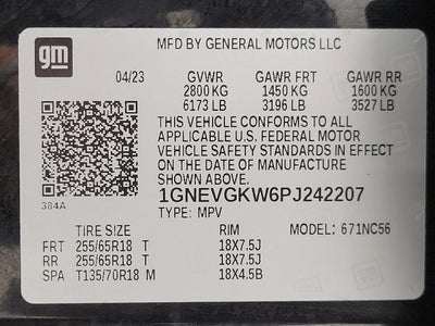 2023 Chevrolet Traverse AWD 4dr LT Cloth w/1LT