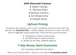 2019 Chevrolet Traverse AWD 4dr LT Cloth w/1LT