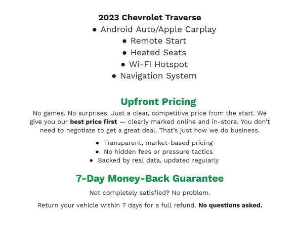 2023 Chevrolet Traverse AWD 4dr LT Cloth w/1LT