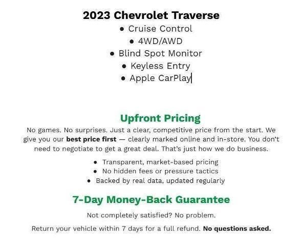 2023 Chevrolet Traverse AWD 4dr LT Cloth w/1LT