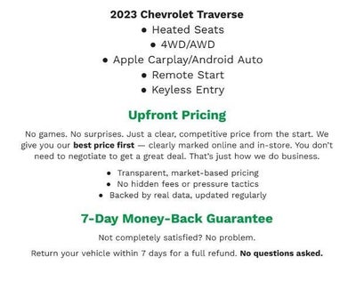 2023 Chevrolet Traverse AWD 4dr Premier