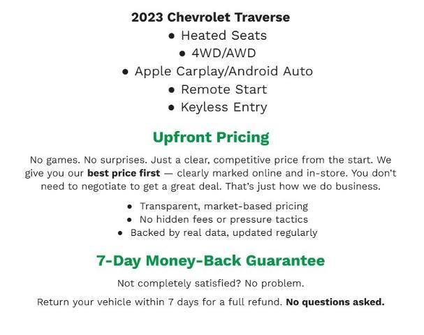 2023 Chevrolet Traverse AWD 4dr Premier