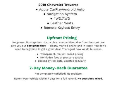 2019 Chevrolet Traverse AWD 4dr Premier w/1LZ
