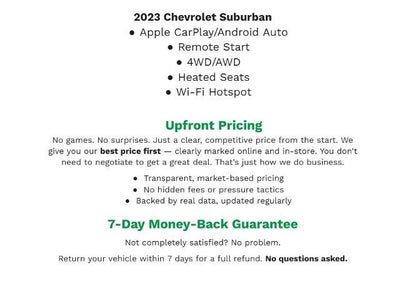 2023 Chevrolet Suburban 4WD 4dr Z71