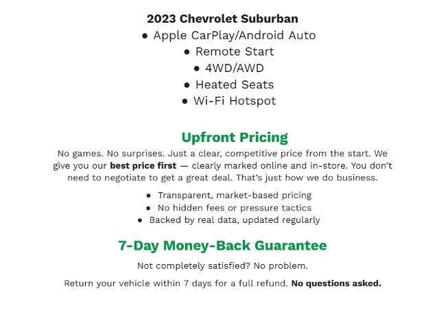 2023 Chevrolet Suburban 4WD 4dr Z71