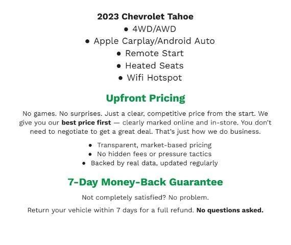 2023 Chevrolet Tahoe 4WD 4dr RST