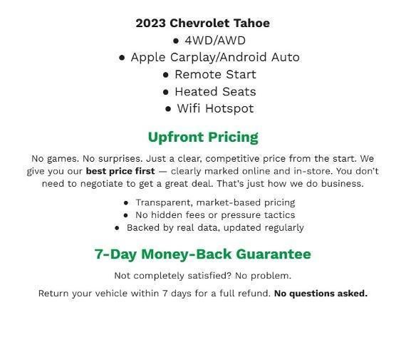 2023 Chevrolet Tahoe 4WD 4dr RST