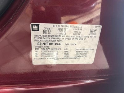 2017 GMC Sierra 2500 HD 4WD Crew Cab 153.7 SLT