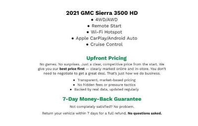2021 GMC Sierra 3500 HD 4WD CREW CAB 172 DENALI DRW