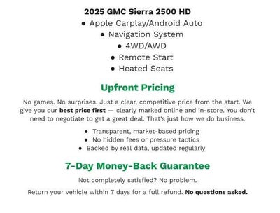 2025 GMC Sierra 2500 HD 4WD Crew Cab 159 AT4X