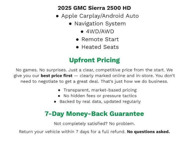 2025 GMC Sierra 2500 HD 4WD Crew Cab 159 AT4X