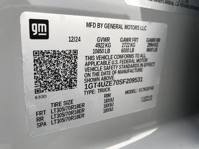 2025 GMC Sierra 2500 HD 4WD Crew Cab 159 AT4X