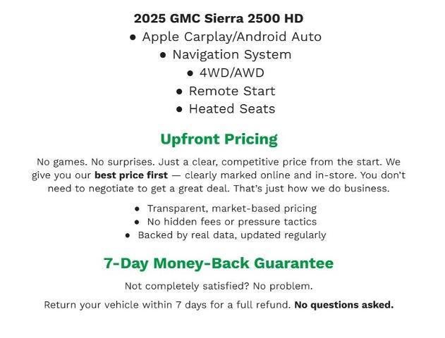 2025 GMC Sierra 2500 HD 4WD Crew Cab 159 AT4X