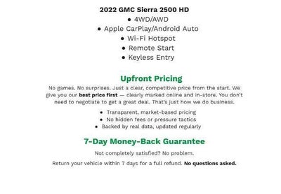 2022 GMC Sierra 2500 HD 4WD Double Cab 149 SLE