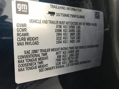 2022 GMC Sierra 2500 HD 4WD Double Cab 149 SLE