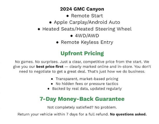 2024 GMC Canyon 4WD Crew Cab Denali