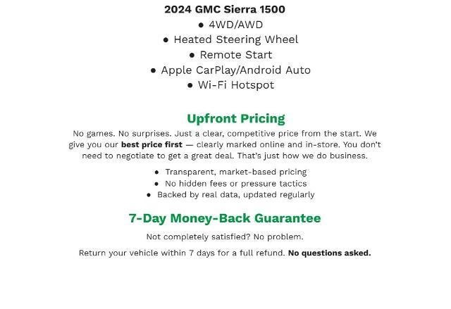 2024 GMC Sierra 1500 4WD Double Cab 147 Elevation w/3VL
