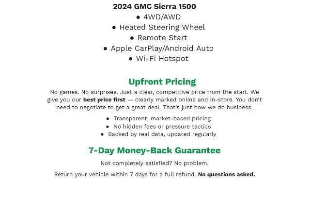 2024 GMC Sierra 1500 4WD Double Cab 147 Elevation w/3VL