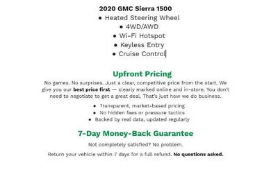 2020 GMC Sierra 1500 4WD Crew Cab 147 Elevation