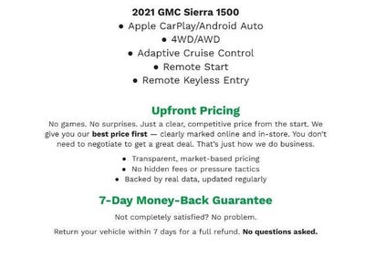 2021 GMC Sierra 1500 4WD Crew Cab 147 Denali