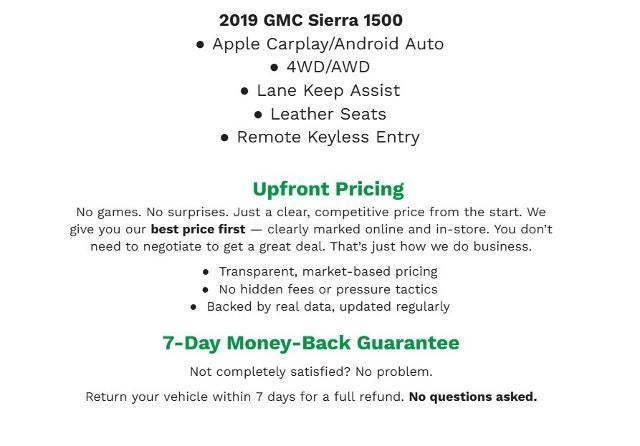 2019 GMC Sierra 1500 4WD Crew Cab 147 Denali