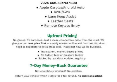 2024 GMC Sierra 1500 4WD Crew Cab 147 AT4