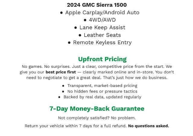 2024 GMC Sierra 1500 4WD Crew Cab 147 AT4