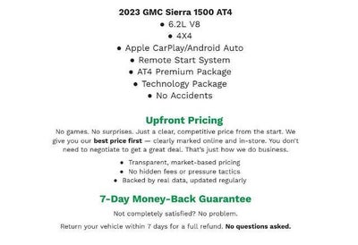 2023 GMC Sierra 1500 4WD Crew Cab 147 AT4