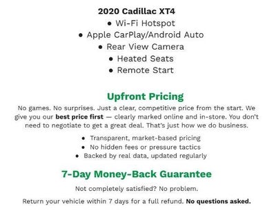 2020 Cadillac XT4 FWD 4dr Premium Luxury