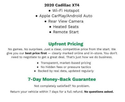 2020 Cadillac XT4 FWD 4dr Premium Luxury