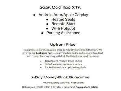 2025 Cadillac XT5 AWD 4dr Luxury