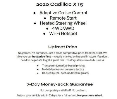 2020 Cadillac XT5 AWD 4dr Sport