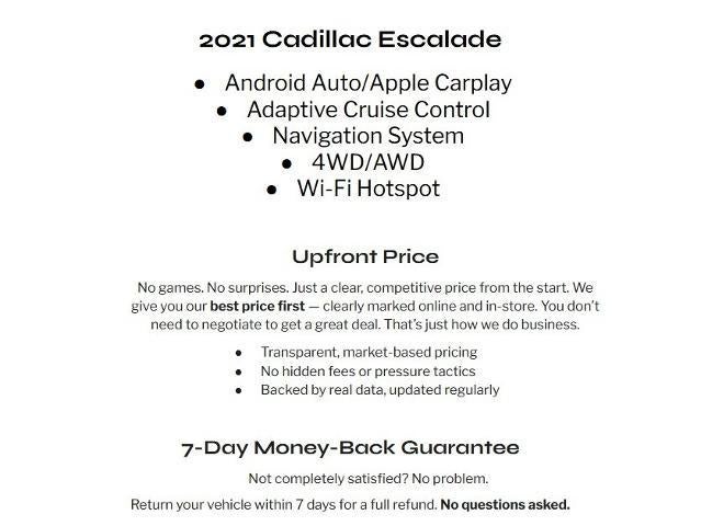 2021 Cadillac Escalade 4WD 4dr Sport