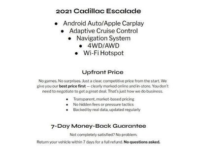2021 Cadillac Escalade 4WD 4dr Sport