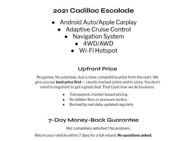 2021 Cadillac Escalade 4WD 4dr Sport