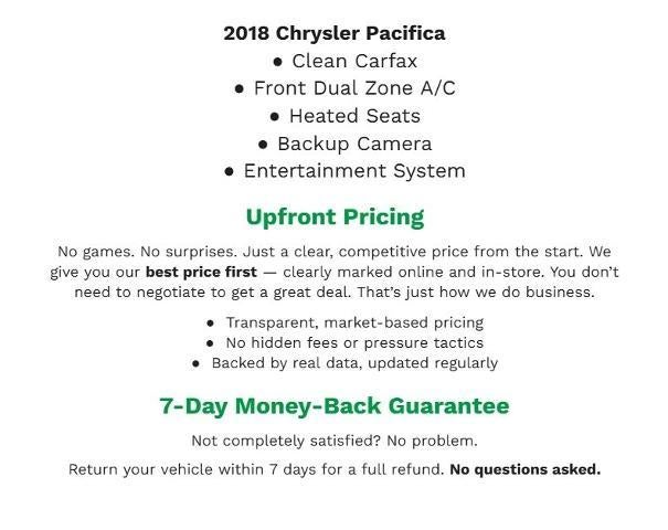 2018 Chrysler Pacifica Touring L FWD
