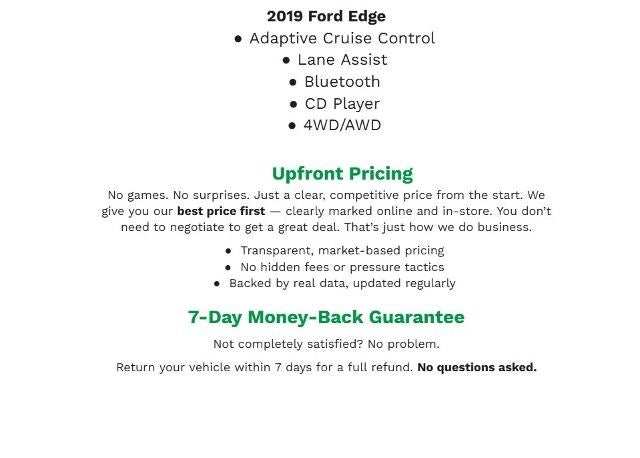 2019 Ford Edge Titanium AWD