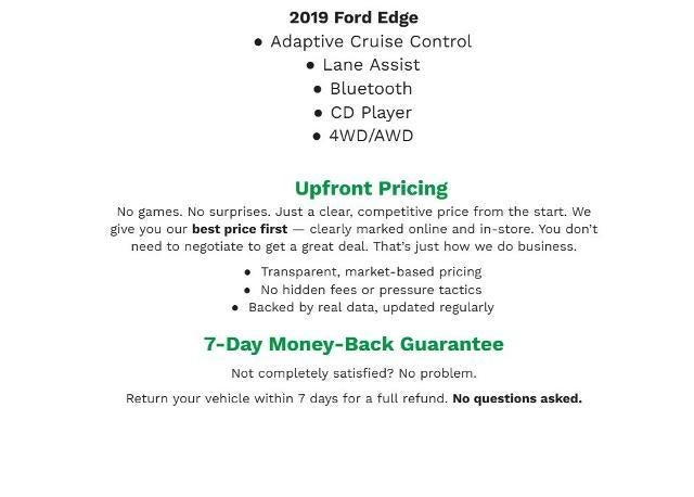 2019 Ford Edge Titanium AWD