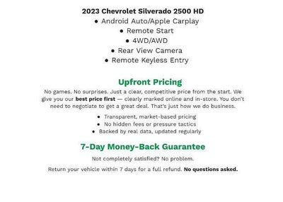 2023 Chevrolet Silverado 2500 HD 4WD Crew Cab 159 Custom